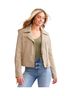 Mauritius 100% Calf Leather Tan Leather Jacket Size 12 - photo 1