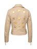 Mauritius 100% Calf Leather Tan Leather Jacket Size 12 - photo 4