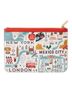 Rifle Paper Co. 100% Polyurethane Print Orange Brown Clutch One size - photo 1