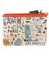 Rifle Paper Co. 100% Polyurethane Print Orange Brown Clutch One size - photo 2
