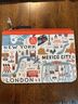 Rifle Paper Co. 100% Polyurethane Print Orange Brown Clutch One size - photo 6