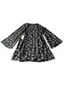 ModCloth Print Black Casual Dress Size M - photo 2