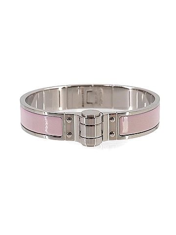 Hermès Hermes Charniere PM Bracelet Bangle Silver Pink (view 1)