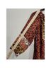 John Mark 100% Polyester 65% Rayon 45% Viscose Floral Brown Casual Dress Size M - photo 8