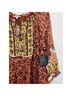 John Mark 100% Polyester 65% Rayon 45% Viscose Floral Brown Casual Dress Size M - photo 4
