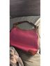 Dooney & Bourke Pink Brown Leather Hobo One size - photo 4