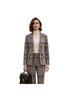 Trina Turk 63% Polyester 34% Viscose 3% Elastane 100% Acetate Graphic Gray Blazer Size 6 - photo 9