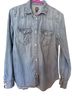 Levi's 100% Cotton Blue Long Sleeve Button-Down Shirt Size S - photo 1