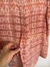 Joie 100% Silk Print Pink Ivory Sleeveless Blouse Size XS - photo 6