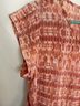 Joie 100% Silk Print Pink Ivory Sleeveless Blouse Size XS - photo 5