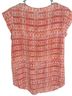 Joie 100% Silk Print Pink Ivory Sleeveless Blouse Size XS - photo 2