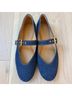 Madewell Solid Blue Flats Size 7 1/2 - photo 3