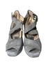 MICHAEL Michael Kors 100% Suede Gray Silver Heels Size 7 - photo 3