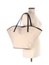 Massimo Dutti 100% Canvas Solid Multi Color Ivory Tote One size - photo 1