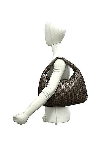 Bottega Veneta BOTTEGA VENETA Bottega Veneta Hobo Intrecciato Leather Handbag Semi Shoulder Bag Brown 28311 (view 2)
