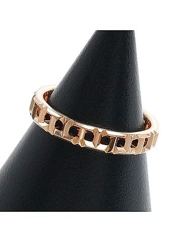 Tiffany & Co. TIFFANY&amp;Co. Tiffany 18KPG Pink Gold T True Narrow Ring (63065234) 3.2g Women's (view 2)