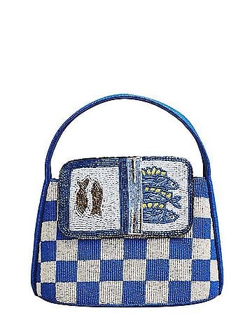 Anthropologie Maeve Beaded Icon Tote Bag Tote (view 1)