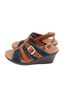SAS Solid Brown Blue Sandals Size 6 1/2 - photo 2