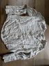 Everlane 100% Linen Stripes White Brown Button-Down Shirt Size 2 - photo 4