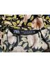 Zara Floral Black Casual Dress Size XS - photo 3