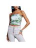 Ramy Brook 100% Polyester Floral Blue Green Tank Top Size M - photo 1