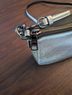 Coach 100% Leather Solid Silver Crossbody Bag One size - photo 6