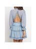 Zesica Floral Blue Cocktail Dress Size S - photo 5