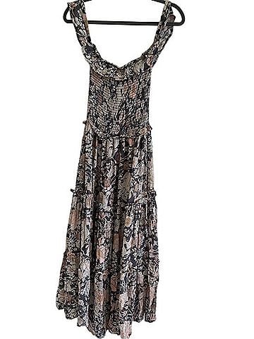 Spell Amethyst Shirred Sundress Casual Dress (view 1)
