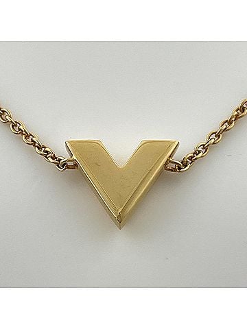 Louis Vuitton Louis Vuitton Essential V Bracelet, Chain, GP Gold, Women's (view 2)