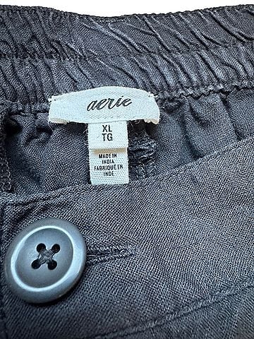 Aerie Palazzo Linen Pants (view 2)