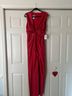 Amsale 100% Polyester Red Cocktail Dress Size 6 - photo 4