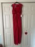 Amsale 100% Polyester Red Cocktail Dress Size 6 - photo 6