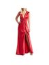 Amsale 100% Polyester Red Cocktail Dress Size 6 - photo 1