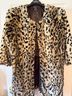 Dennis Basso 100% Polyester 100% Polyester 100% Polyester 100% Polyester Animal Print Brown Black Faux Fur Jacket Size 1X - photo 4