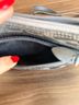 Coach Solid Gray Leather Crossbody Bag One size - photo 5