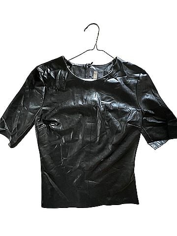 Enza Costa Faux Leather Top (view 1)
