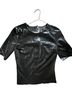Enza Costa Black Faux Leather Top Size 1 - photo 1
