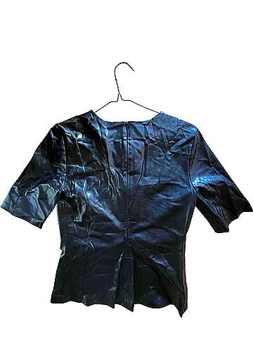 Enza Costa Faux Leather Top (view 2)