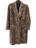 J.Crew Animal Print Brown Coat Size XS - photo 1