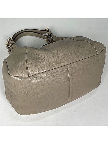 Loewe Loewe LOEWE Shoulder Bag Calle Hobo Leather Beige Women's (view 2)