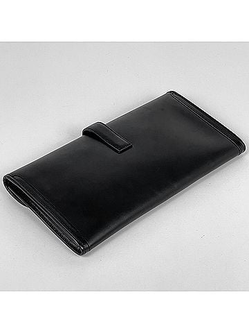 Hermès Hermes Jige Elan Clutch Bag Swift Leather Black ?K Women's (view 2)