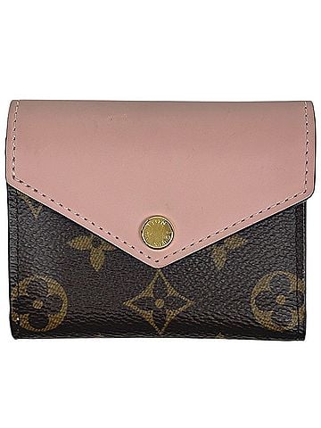 Louis Vuitton Louis Vuitton Portefeuille Zoe Tri-fold Wallet Compact Monogram Rose Ballerine (Pink) Brown M62933 Women's (view 1)