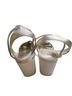 Lilly Pulitzer 100% Leather Solid White Heels Size 9 - photo 2