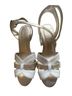 Lilly Pulitzer 100% Leather Solid White Heels Size 9 - photo 1