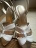 Lilly Pulitzer 100% Leather Solid White Heels Size 9 - photo 6