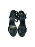 Michael Kors 100% Leather Stripes Black Tan Wedges Size 10 - photo 6
