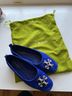 Tory Burch Blue Flats Size 6 - photo 14