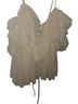 Simplee Ivory Sleeveless Blouse Size L - photo 1