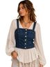 Levi's 100% Cotton Blue Sleeveless Top Size M - photo 1