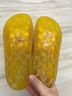 Coach 100% Rubber Yellow Sandals Size 5 - photo 4